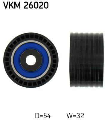 SKF Umlenk-/Führungsrolle, Zahnriemen (VKM 26020) Thumbnail